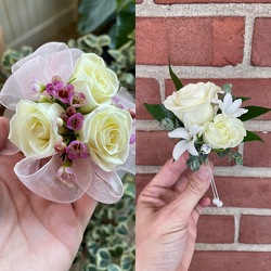 Lil Girl Corsage & Bout Combo from Wyoming Florist in Cincinnati, OH